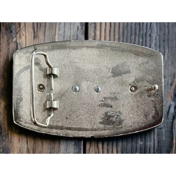 3D Skull and Bones Crossbones Design Silver Color Belt Buckle New Fast Ship - Picture 10 of 12